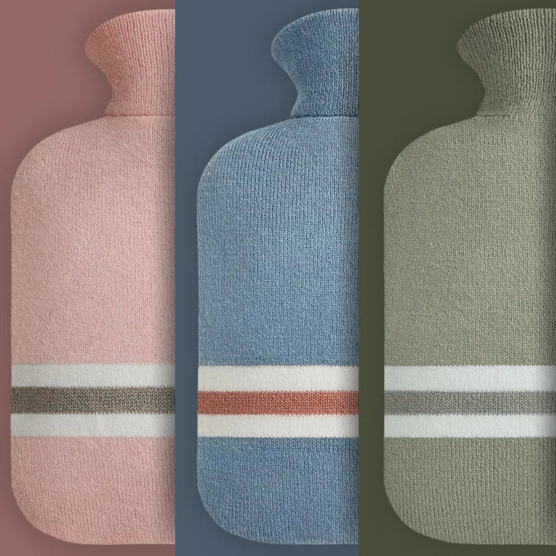 Bouillotte eau chaude avec sa housse