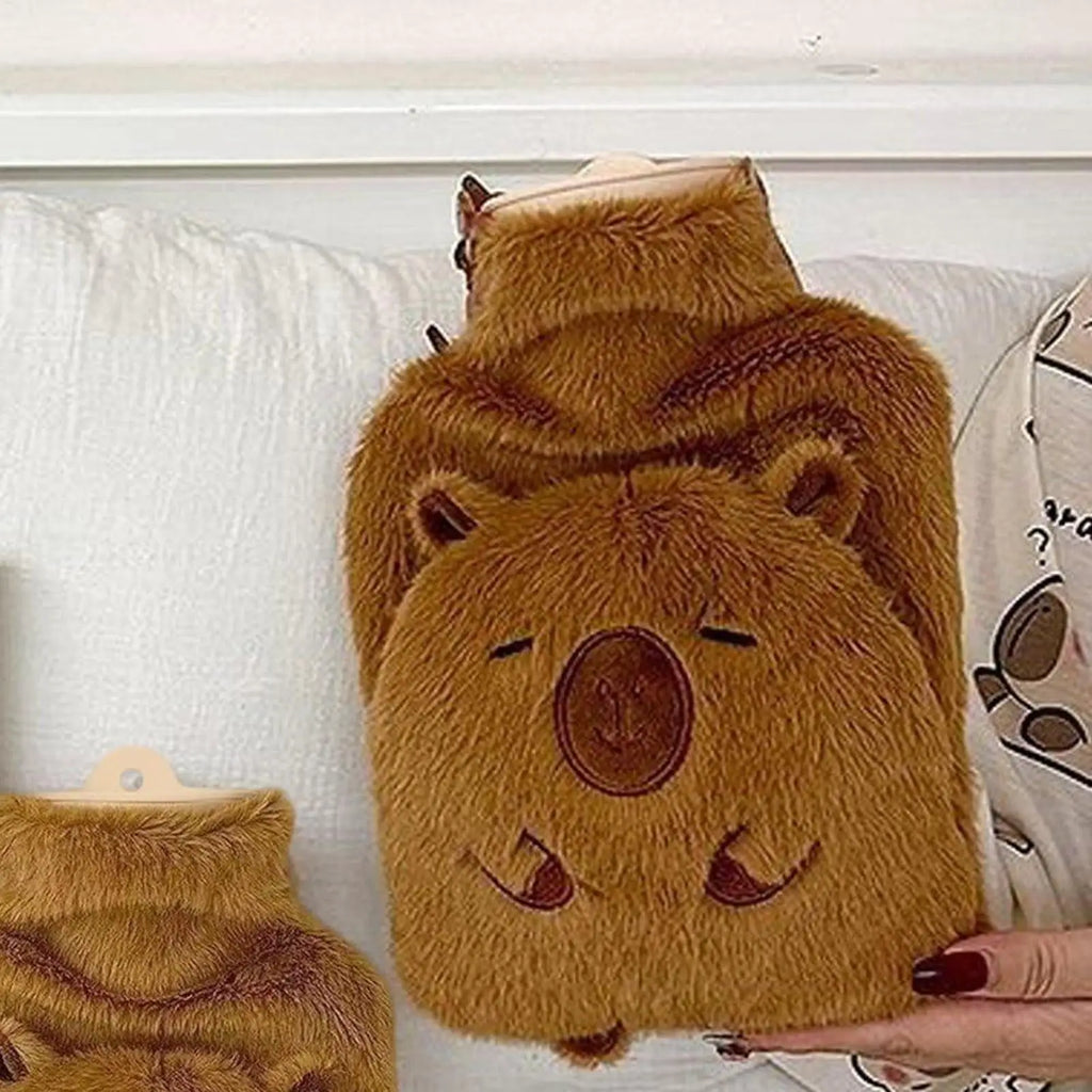 Bouillotte peluche capybara, 1 L