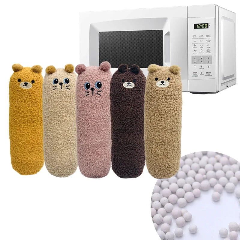 Bouillotte micro-ondes ourson bouclette, 30 cm