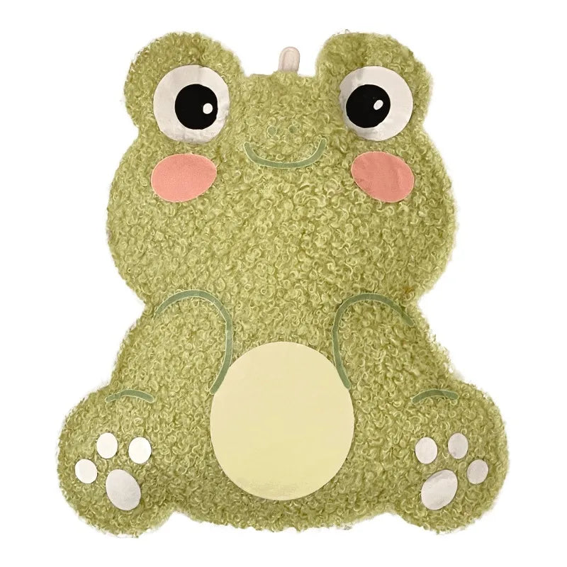 Mini bouillotte chauffe-mains en forme d'animal, 16 × 18 cm