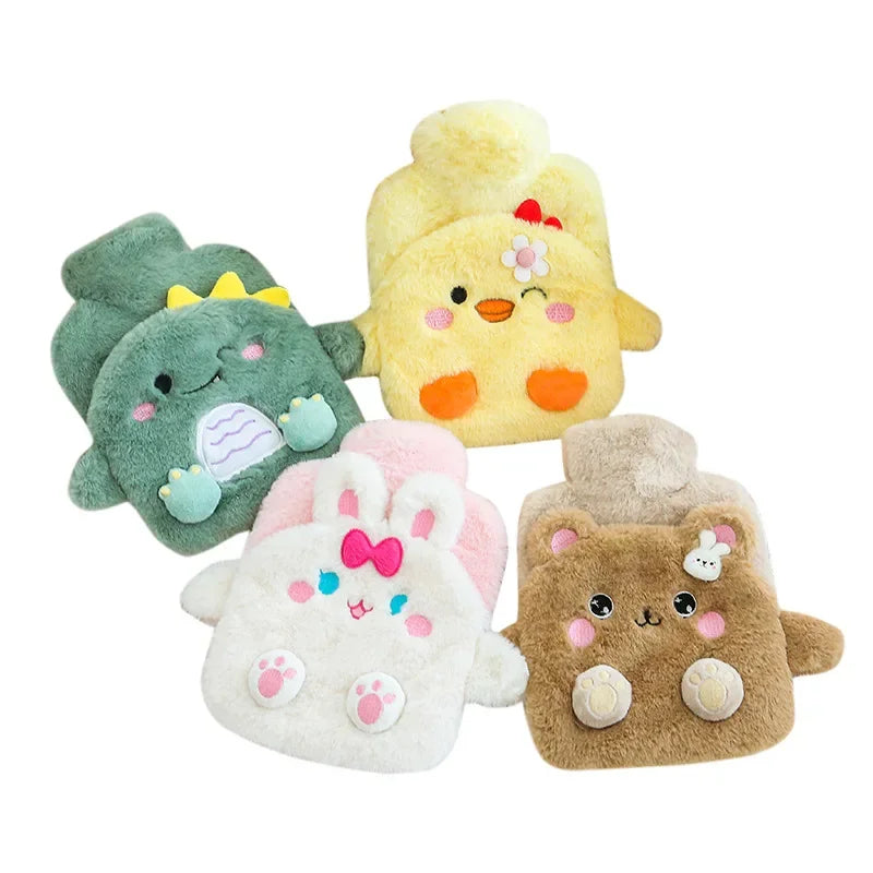 Bouillotte peluche Kawaii, 20 × 21 cm