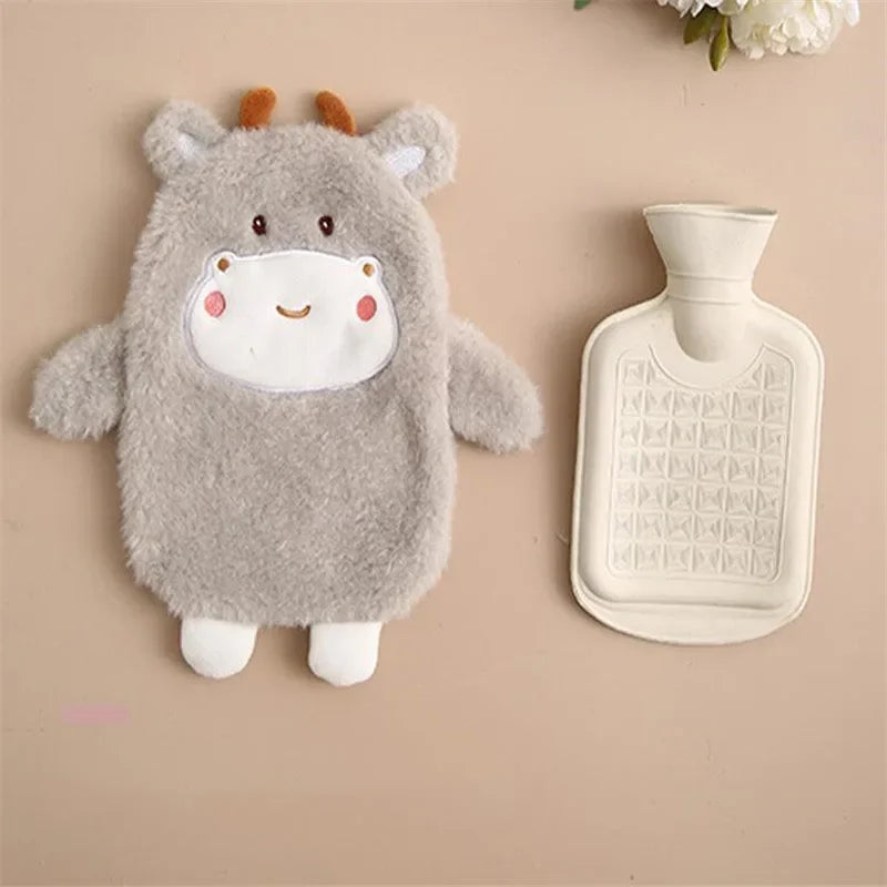 Bouillotte enfant en peluche, 350 ml