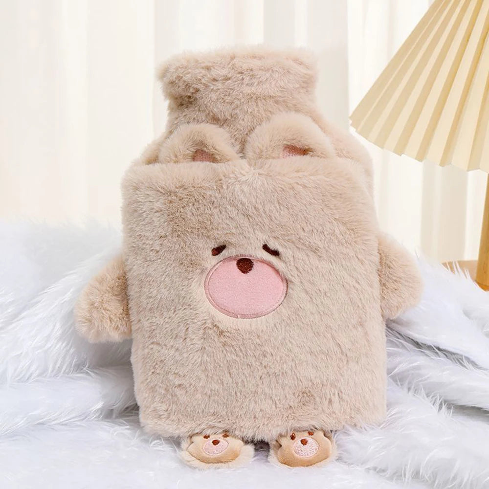 Bouillotte peluche pour les mains, 1 L
