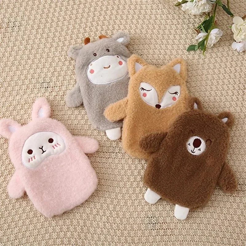 Bouillotte enfant en peluche, 350 ml