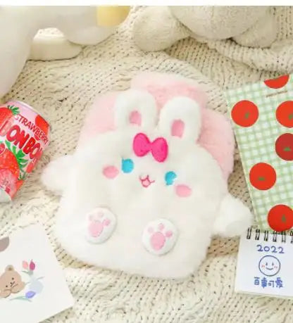 Bouillotte peluche Kawaii, 20 × 21 cm
