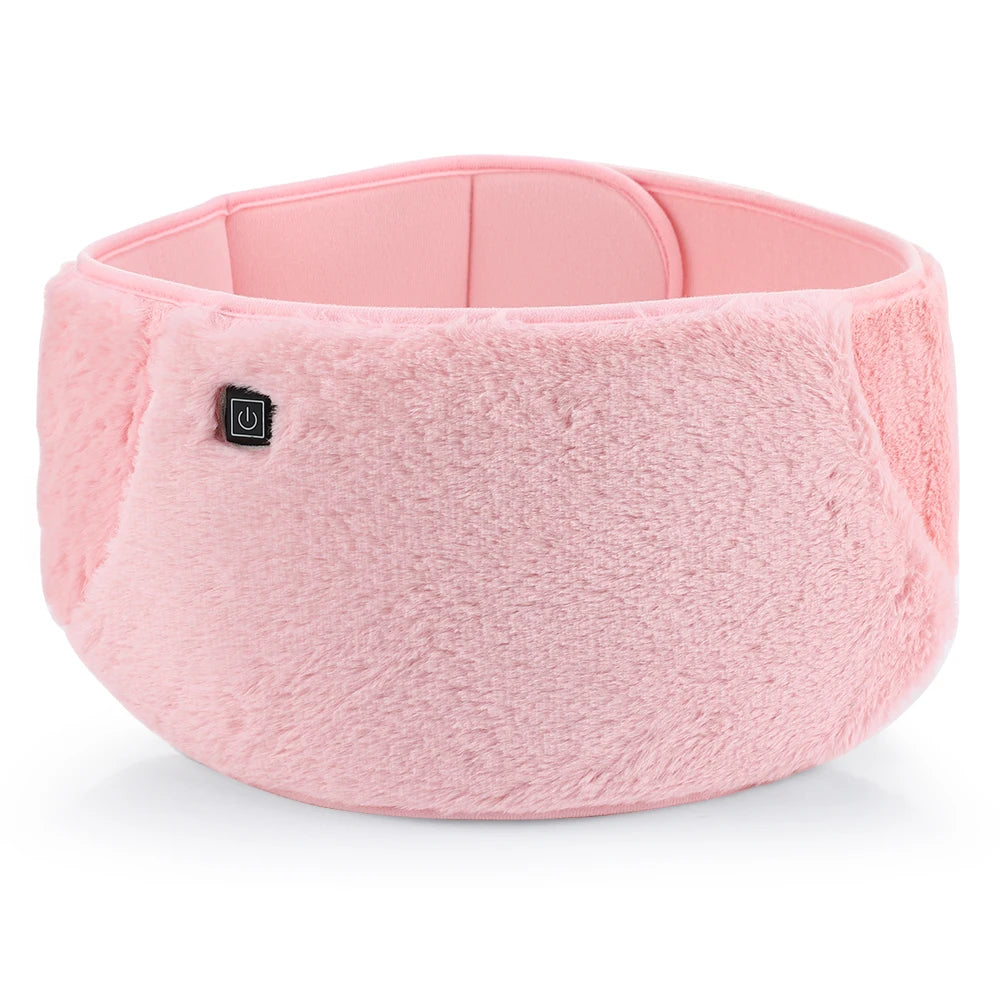 Ceinture chauffante électrique rose pour le ventre