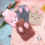 Bouillotte peluche lapin, 400 ml