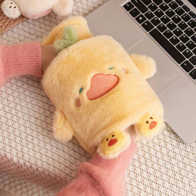 Bouillotte peluche pour les mains, 1 L