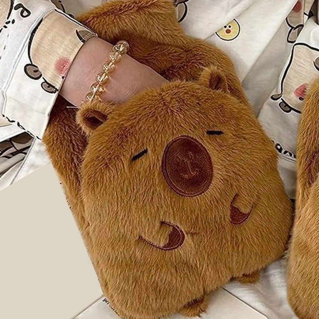 Bouillotte peluche capybara, 1 L