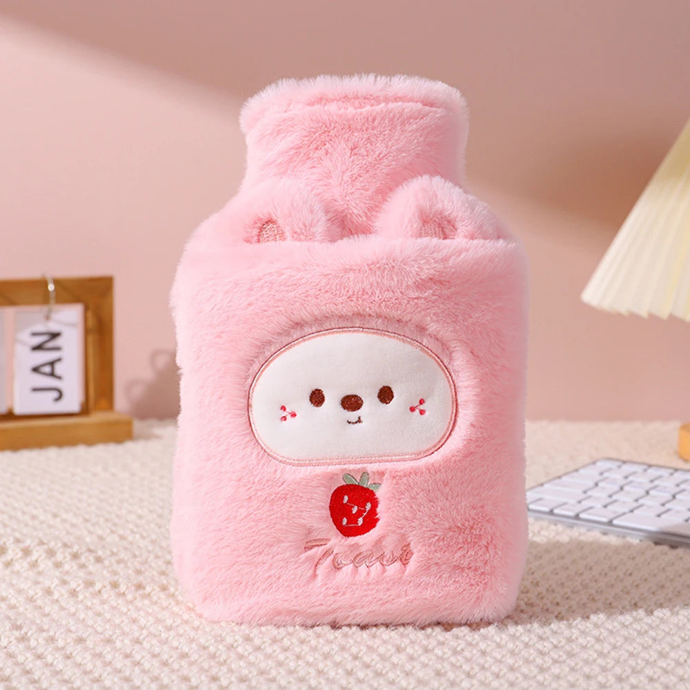 Bouillotte peluche pour les mains, 1 L