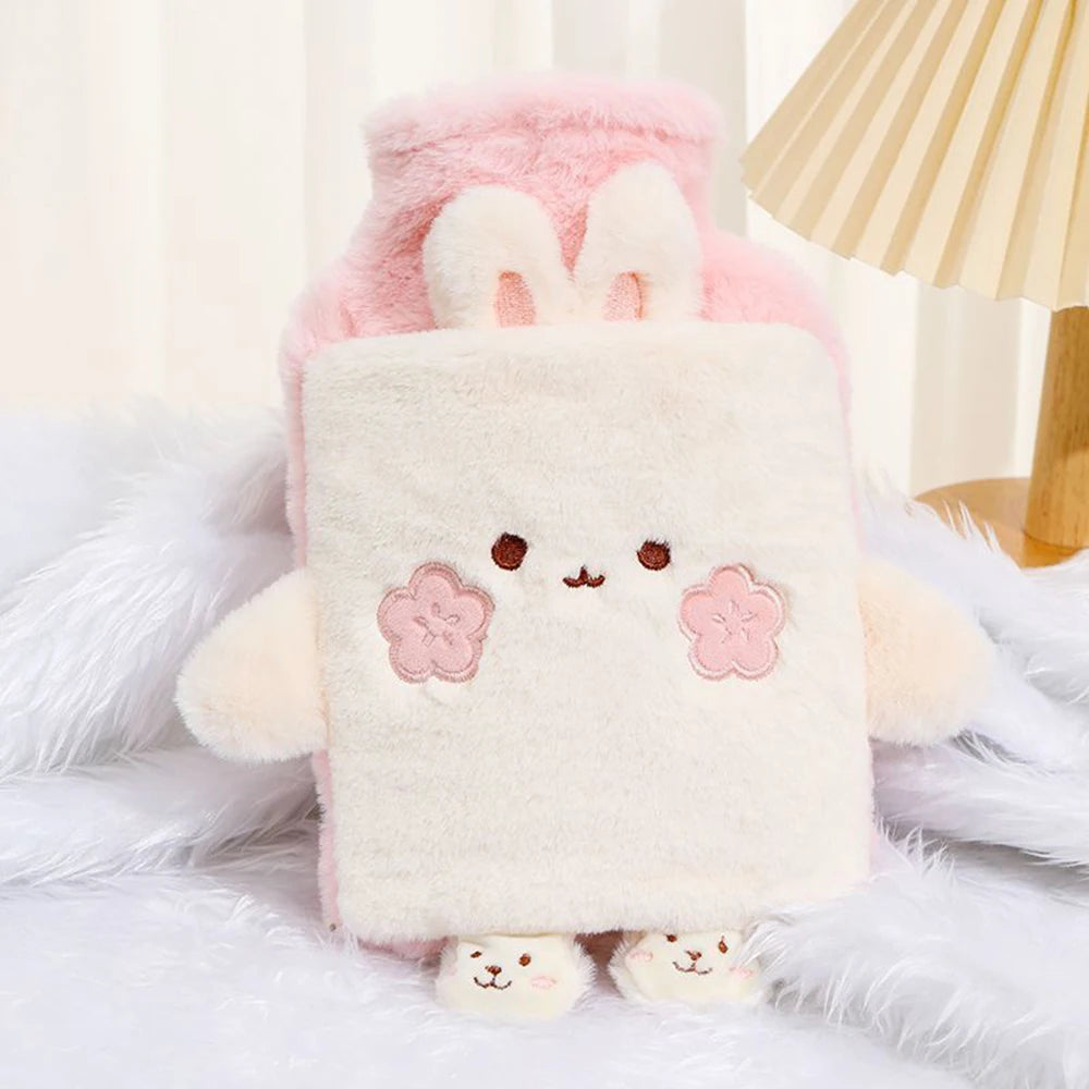 Bouillotte peluche pour les mains, 1 L