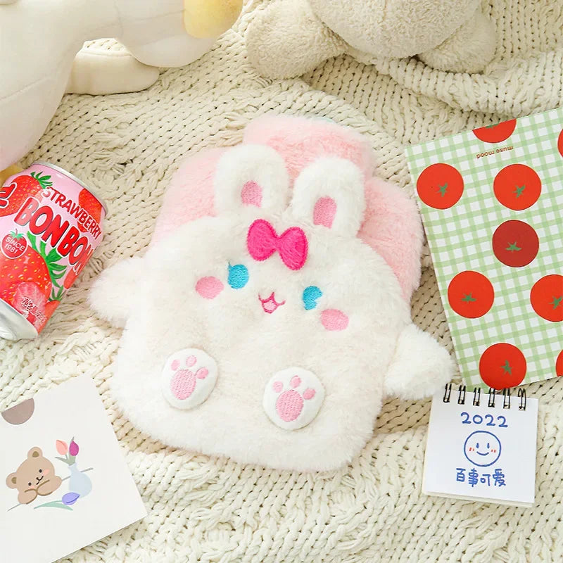 Bouillotte peluche Kawaii, 20 × 21 cm