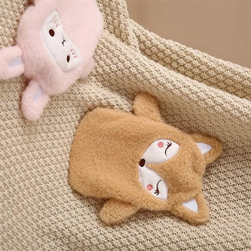 Bouillotte enfant en peluche, 350 ml
