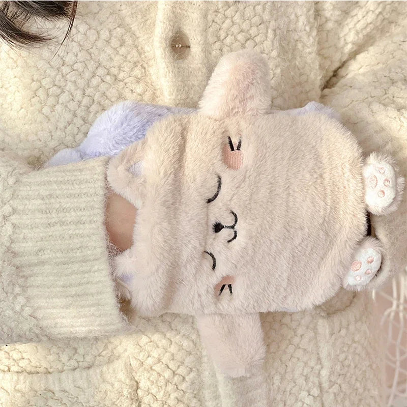 Bouillotte enfant chat au bonnet de nuit