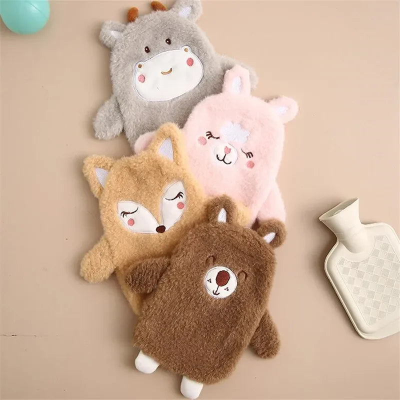 Bouillotte enfant en peluche, 350 ml