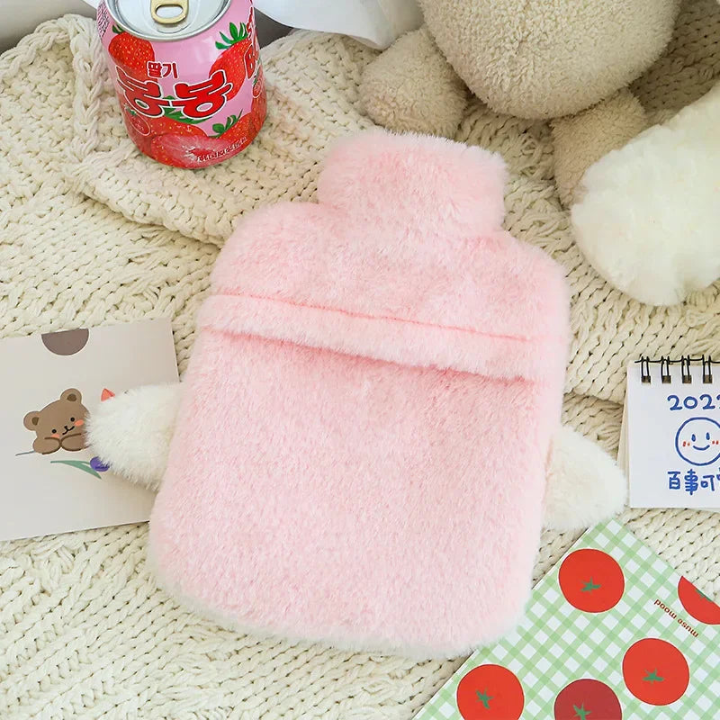 Bouillotte peluche Kawaii, 20 × 21 cm