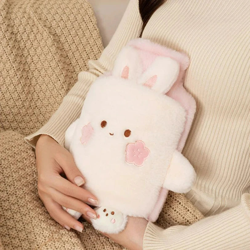 Bouillotte peluche pour les mains, 1 L