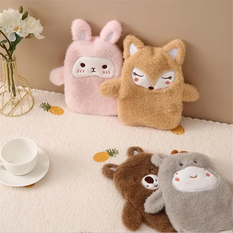 Bouillotte enfant en peluche, 350 ml