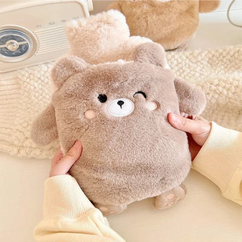 Bouillotte enfant ourson taupe, 400 ou 750 ml